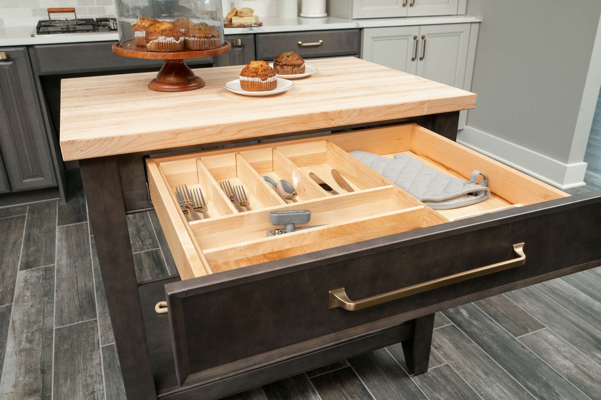 kitchen island drawer