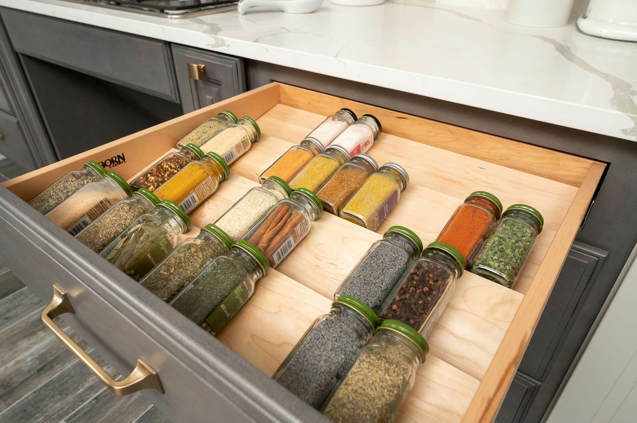 kitchen spice drawer